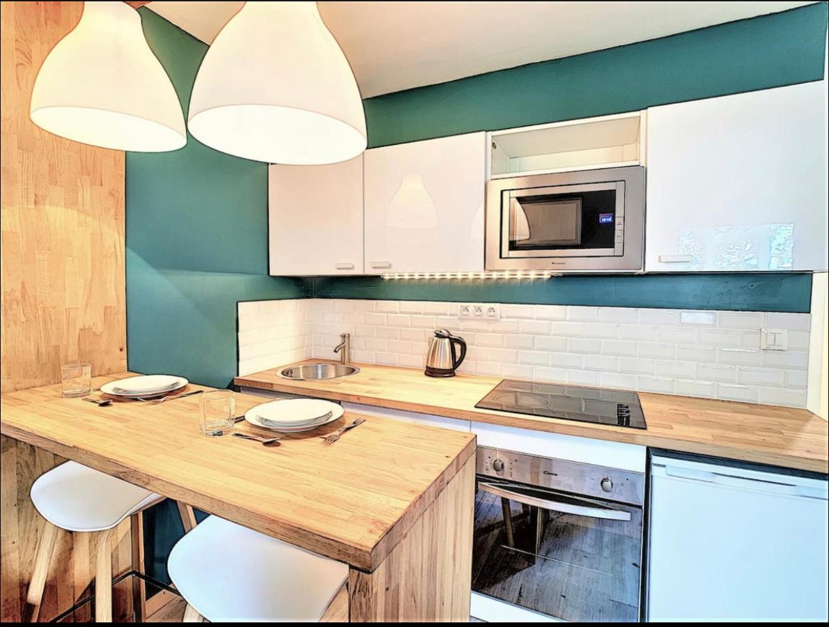 Centre Saint-Gervais Studio Vert Moderne 2 Pers Proche Telecabine 外观 照片